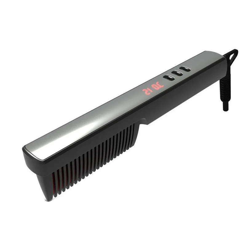 Hair Straightener Brush, Straightening Comb with Negative Ions, Styling Tools for Women Men, LCD Display, Easy to Operate 5 inch hmi intelligent lcd module tft display touch screen with free gui software easy to operate support any mcu