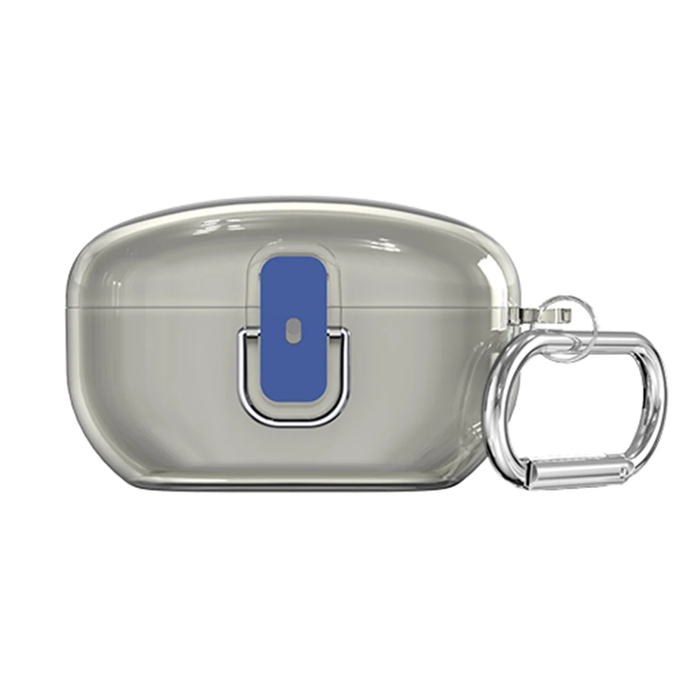 Shockproof Clear Protective Case with Carabiner Attachment