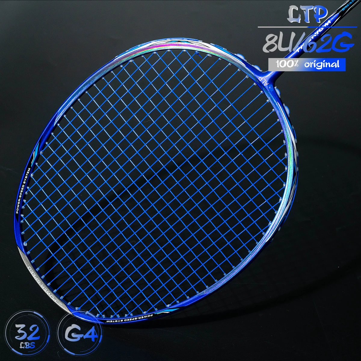 

Alpsport BBQ3.0 8U T800 Badminton Racket 62g Ultra-lightweight G5 100% carbon fiber Imported Amateur Intermediate & Senior