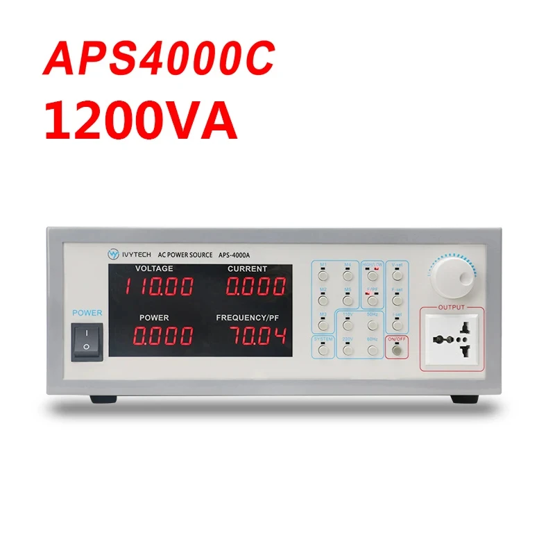 AC 전원 공급 장치 가변 저장 1200VA 프로그래밍 가능 전원 공급 장치 0-300V AC 안정화 단상