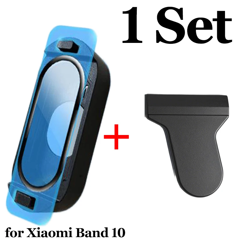 Easy to Install Screen Protector for Xaomi Mi Band 10 Anti-scratch Full Coverage Smart Watch Protective Film for Mi Band 10