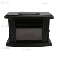 Мини-электрический каминный обогреватель с имитацией пламени, тихая работа, портативный обогреватель, вентилятор, обогреватель с дистанционным управлением — изображение 2