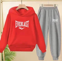 Nouveaux ensembles de survêtements pour enfants printemps-automne, 3-12 ans, garçons et filles, sweat-shirts et pantalons décontractés de sport, 2 pièces, vêtements pour enfants 6