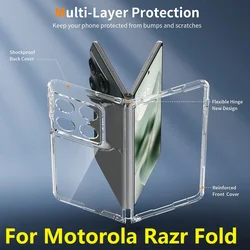 Ultra Thin Transparent Shockproof Crystal Clear Hard Case for Motorola Razr Fold (Clear)