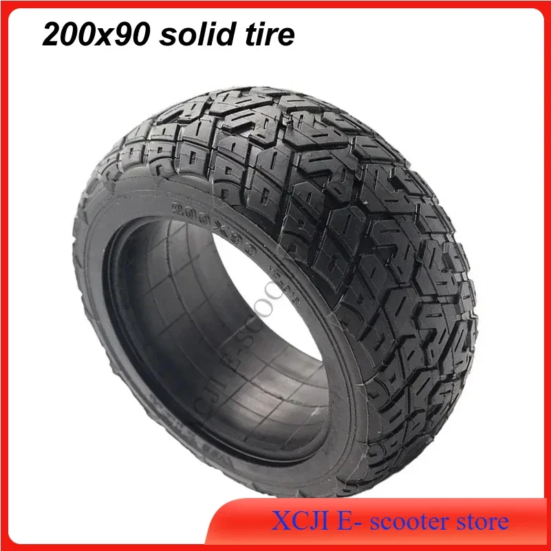 

Non-Pneumatic Electric Scooter Solid Tire for Balancing Car Go Kart 200x90 Puncture Proof Durable Solid Tire