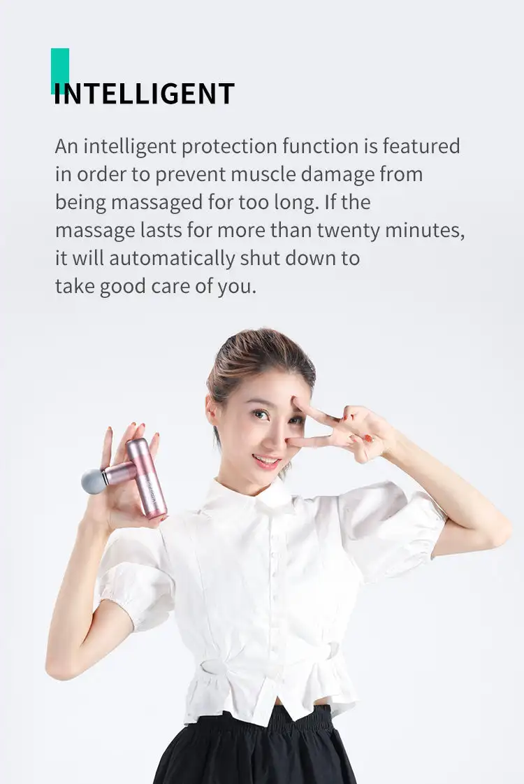 NEW KICA K2 MINI Fascia Gun Electric Body Massage 4 Vibration Speeds Handheld fo