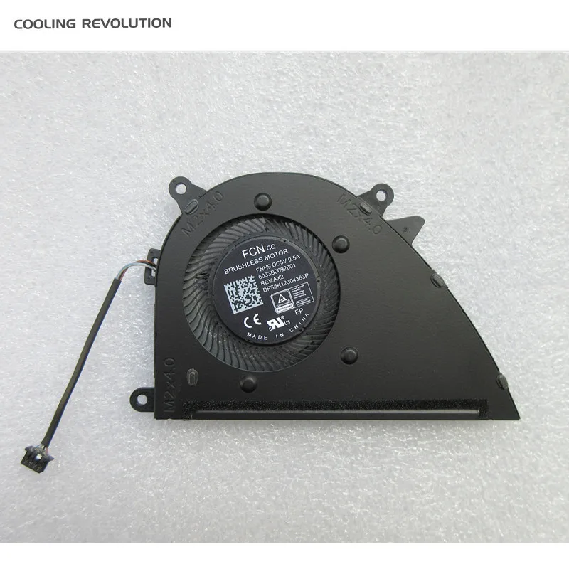 New Original Laptop Cpu Ventilador de Refrigeração para hp 17-cn 17-cp Probook 470 g8 g9 Fnh9 6033b0092801 Dfs5k12304363p Dc5v 0.5a