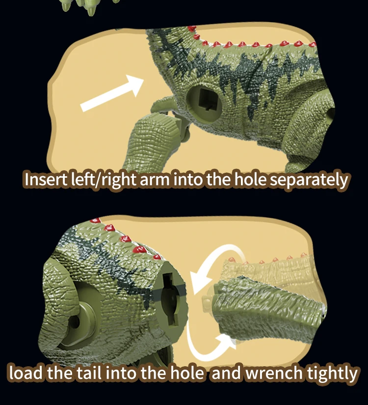 Laser Tracking RC Dinosaur Toy for Kids