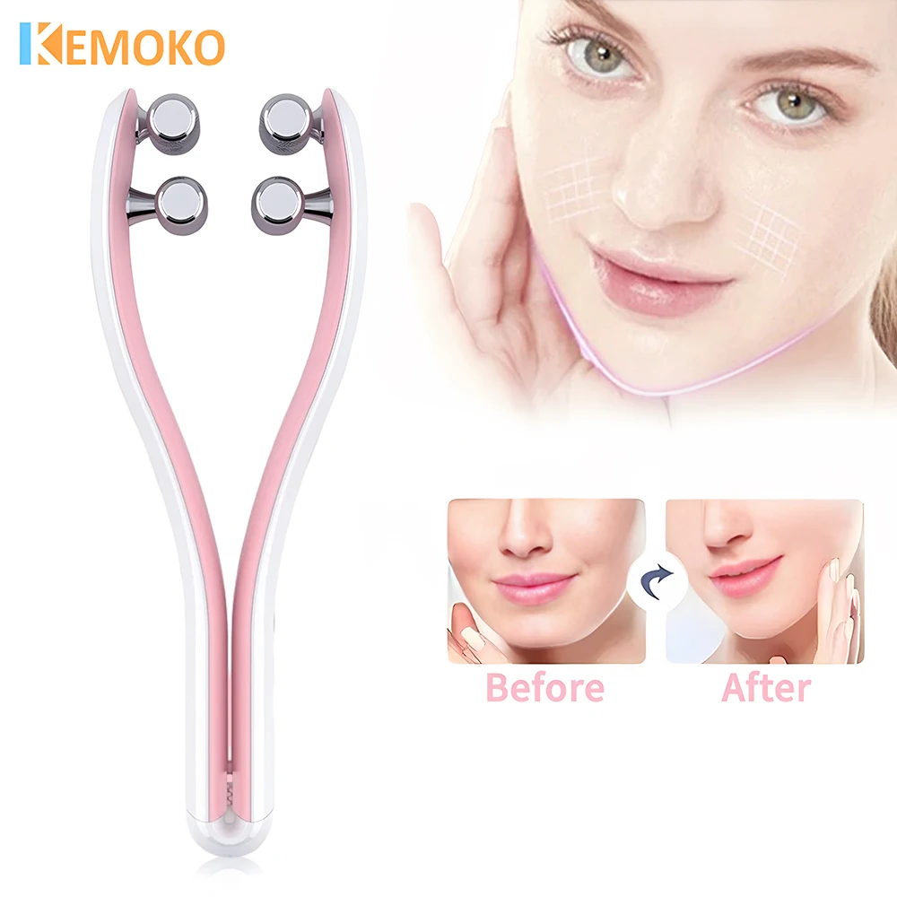 

EMS Y Shape Face Lifting Device Face Massager Roller V Face Double Chin Remover Face Care Skin Care Home Use Beauty Tool