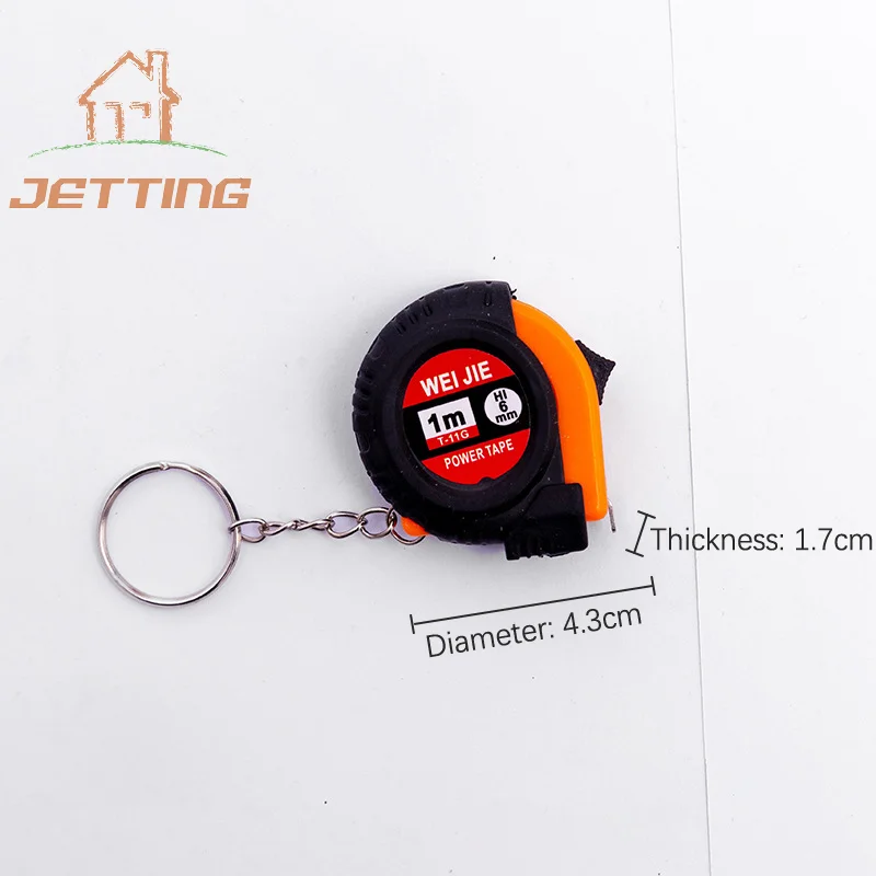Mini Power Tape Measure Keychain Universal Pull Ruler Metric Tape Measure Retractable 1m Measuring Meter Inch Tailor Tool tape measure measuring tape measuring ruler