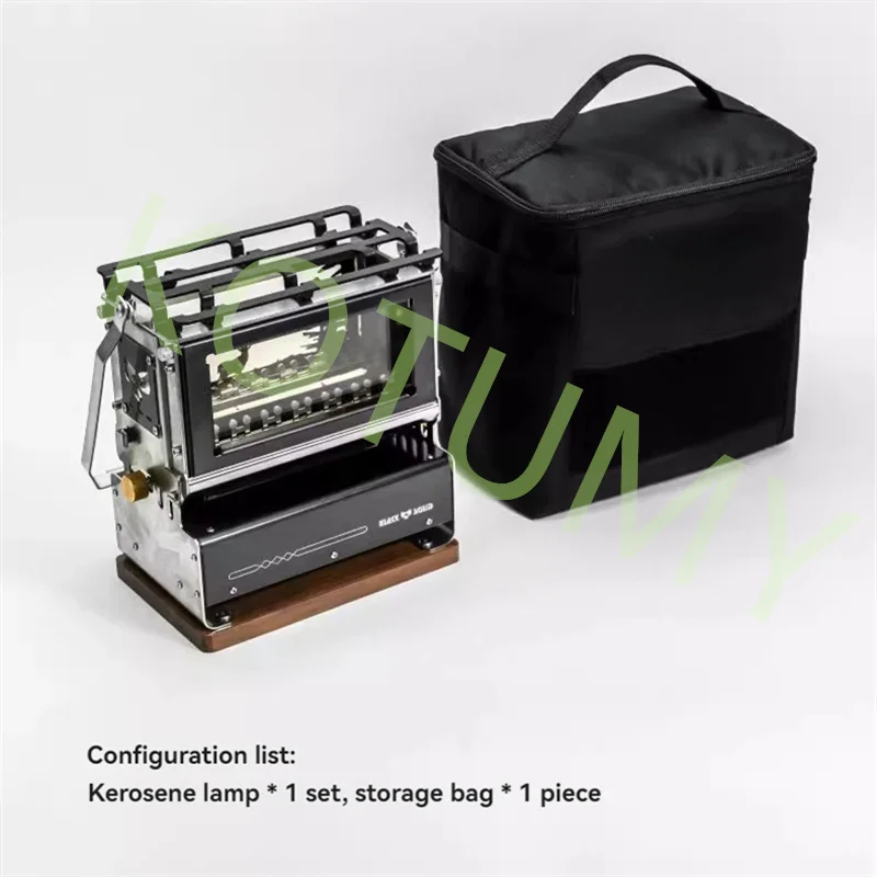 Portable Kerosene Lamp Observation Furnace 304 Stainless Steel Mini Desktop Oil Lamp Stove Viewing Camping Kerosene Stove