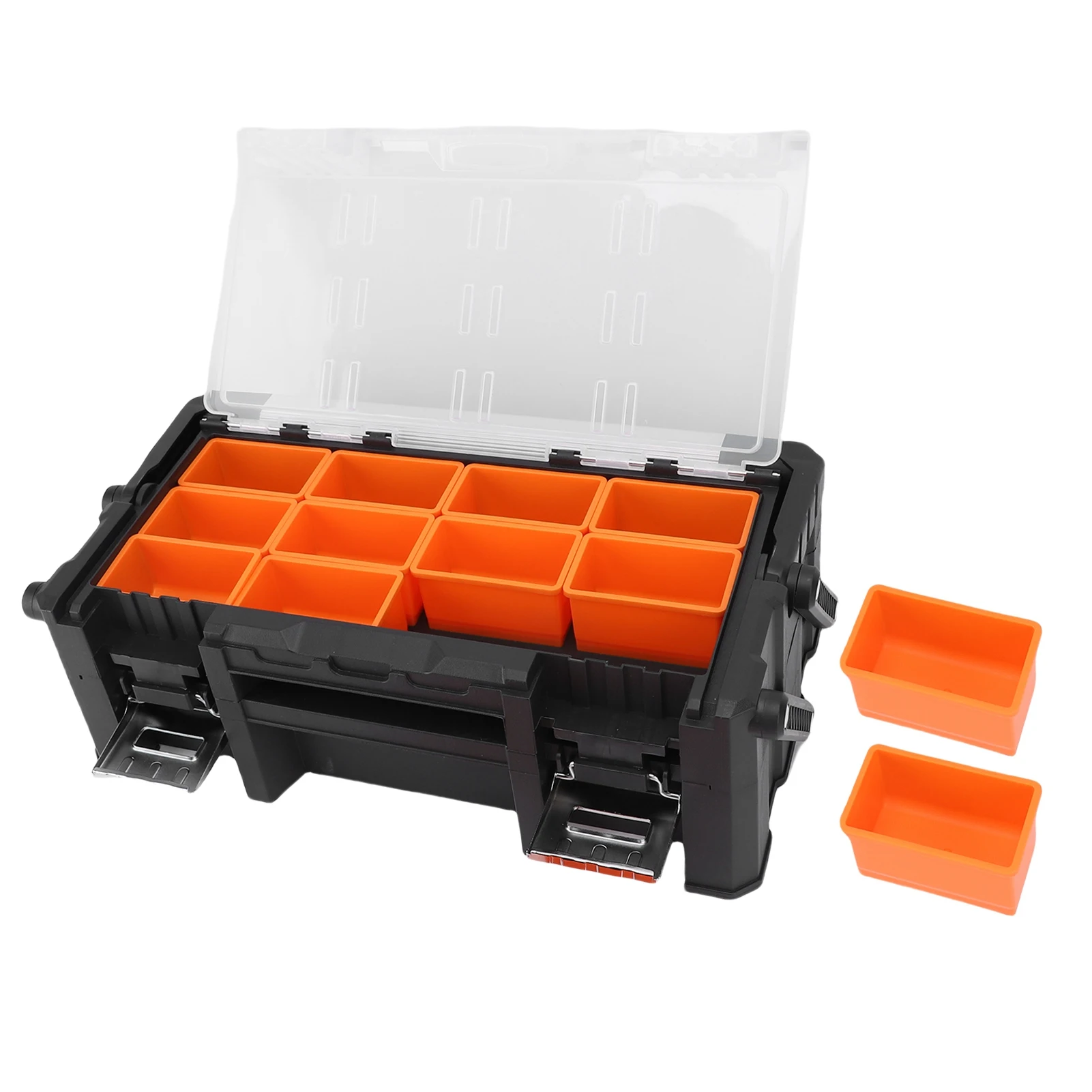 Small Parts 2 Layer 18 Compartments Multi Functional Electronic Tool Box for Sc