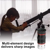 Astronomical Telescope Eyepiece 1.25 Inch 68 Degrees Wide Angle Monocular Eyepiece with Rubber Guard, 20mm 2