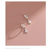 925 Sterling Silver leaf  Earrings For Women Trendy Earring Jewelry Prevent Allergy Party Accessories Gift 5