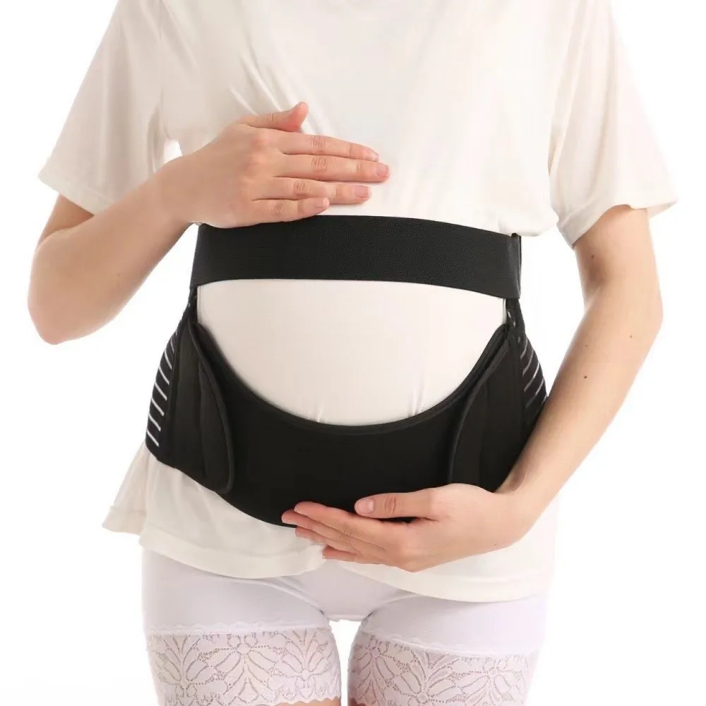 Adjustable Pregnant Women Belts Comfortable Elastic Maternity Belly Band Detachable Breathable Abdominal Support Brace