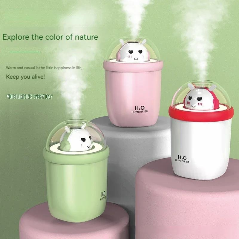 

Humidifier Car Home Bedroom Desktop New Cute Fog Mini Aroma Diffuser Machine Colorful Ambient Light Silent