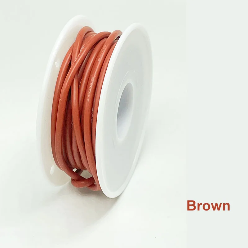 Vibrant Silicone Tinned Copper Wire Set - Multi-Gauge Stranded Cable Collection