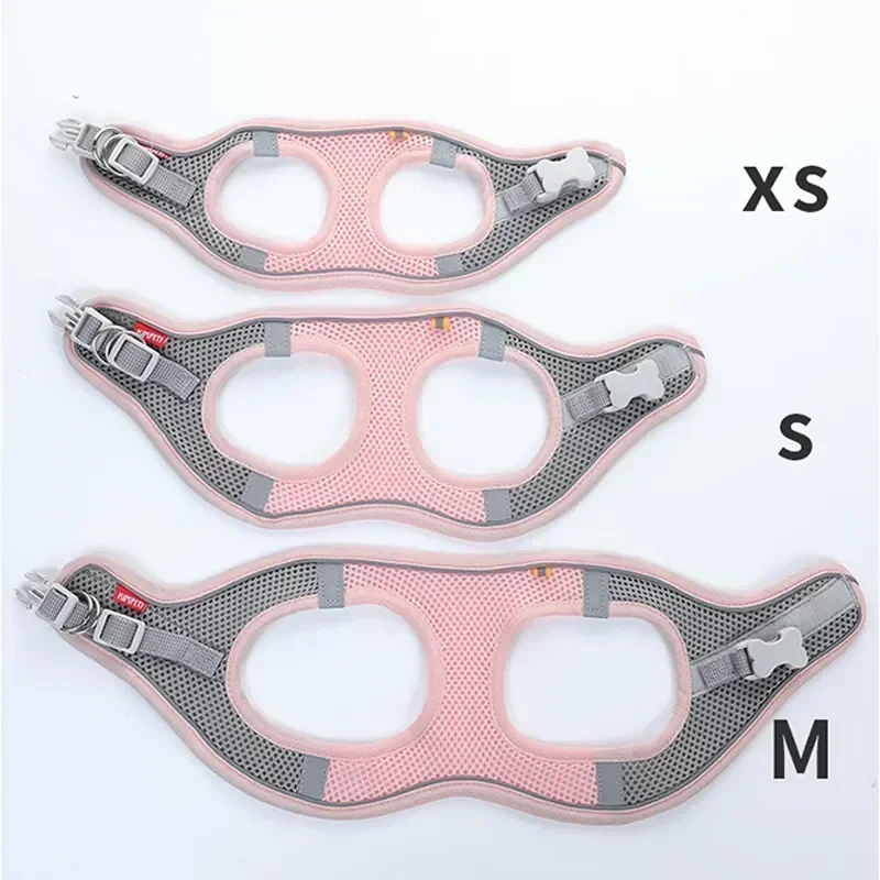 Pet Harness Harnesses Dogs Rope Puppy Dog Collar Clothes Vest Chest Reflective Breathable Adjustable Outdoor Walking Pet Supplies