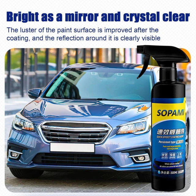 Car Scratch Repair Nano Spray Auto Lacquer Polished Glass Coating