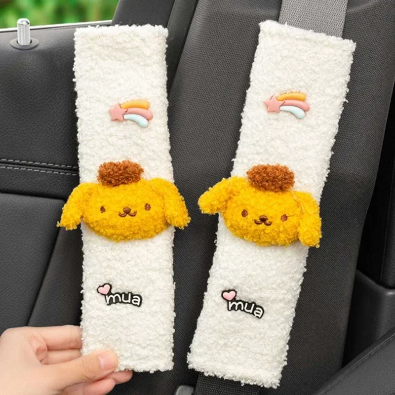thumbnail image 1 of Funda para cinturón de seguridad de coche Sanrio Hello Kitty, funda ajustable para cinturón de seguridad de coche, almohadilla para el hombro, accesorios para interior de coche para niños y adultos, 1 of 5