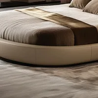 Superbe lit Double King Size, Look moderne, Solutions De rangement cachées, ascenseur, chambre à coucher, décor De Casal, meubles sans effort 5