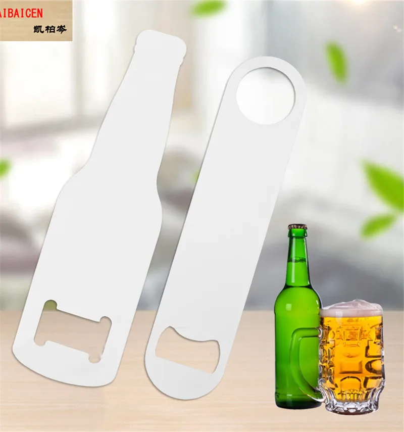 1 Pcs Sublimation Blank Beer Bottle Opener Silver Stainless Steel Flat  Bottle Opener for Kitchen Restaurant Bar Party Tools - AliExpress