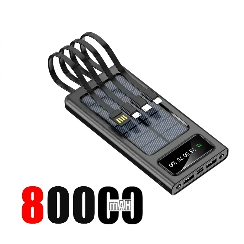 80000mAH Black
