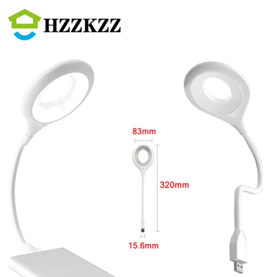 Mini LED Light Desk Lamp Night Light Portable Mini USB LED Light Eye Care Table Desk Lamp For Power Bank Camping PC Laptops Book Night Lighting Furniture supplies