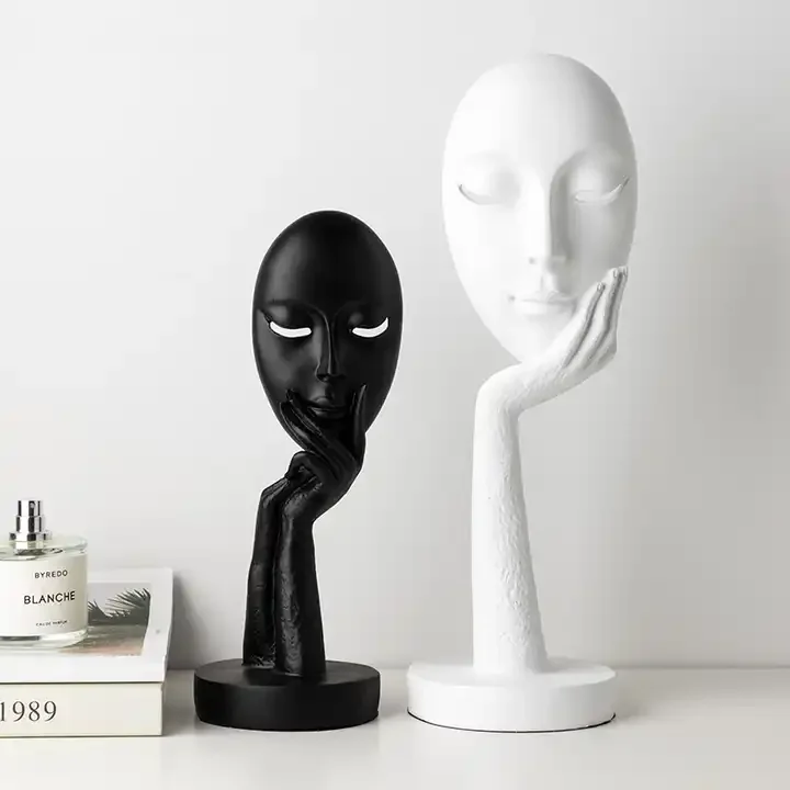 Hot-sale Home Creative Decorations for Home Office Abstract Art Ceramic Ornament Factory Directly Decor Accessories