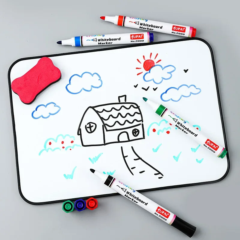 4Pcs/Set Erasable Magnetic Whiteboard Marker Pen Blackboard Marker Chalk Glass Ceramics Office School Art Marker Stationery 4