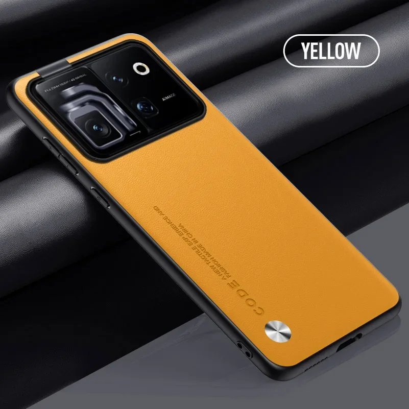 Enhanced Protective PU Leather Phone Case with Silicone Matte Bumper and Shockproof Cover