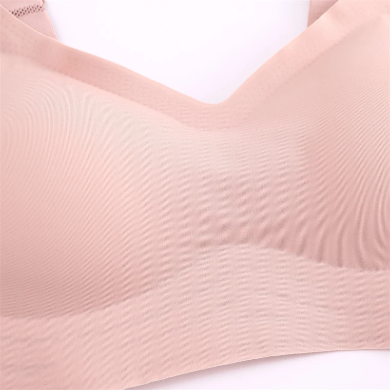 Seamless Underwear For Women Large Breasts Bras Sexy Padded Push-up Bralette Female Soft Support Sports Brassiere Intimates
