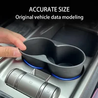 For BYD Dolphin 2022 2023 2024 Central control water cup holder Silicone Case Anti slip and waterproof Car accessories 1