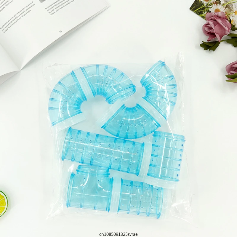 Hamster Tunnel Toy Rodent Training Channel Durable DIY Splicing Maze Tube Transparent Runway Toy for Small Animals small pet tunnel hamster cage tunnel hamster toy maze