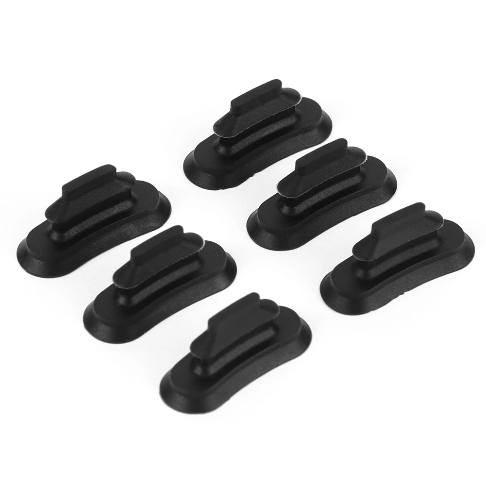 Black Lid Stopper Silicone Rubber Replacement Stopper Seal Contigo Autoseal Travel Coffee Mug Leak-Proof 6pcs