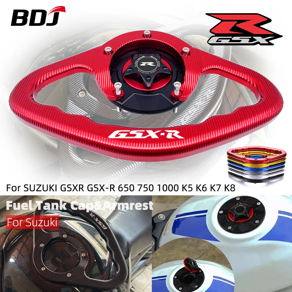 

BDJ GSXR Крышка для топливного бака для масла, ручка для пассажирского бака, ручка для Suzuki GSXR GSX-R 650 750 1000 K5 K6 K7 K8 K9 K11