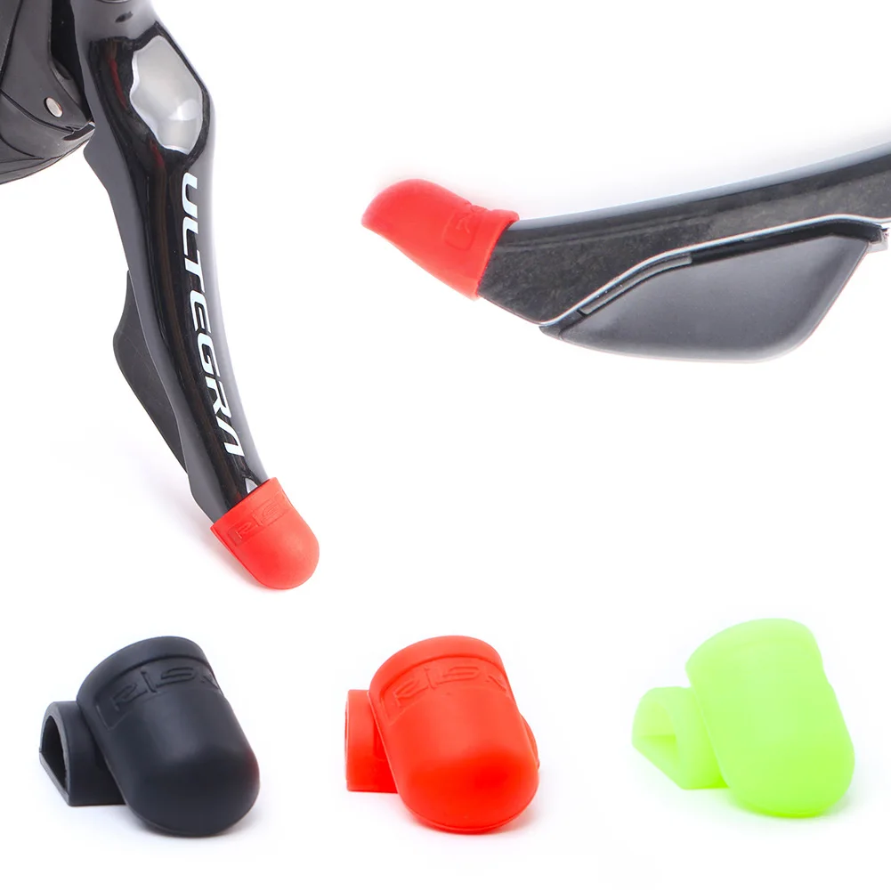 Premium Silicone Bike Brake Handle Covers Non-Slip Waterproof Soft Sleeves For Road Mountain Bicycle Brake Levers Bike Accessory