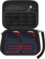 Сумка для хранения жесткого диска, совместимая с SanDisk 1 ТБ, 2 ТБ, 4 ТБ, 500 ГБ, 8 ТБ для портативного SSD SanDisk Extreme PRO (только сумка)