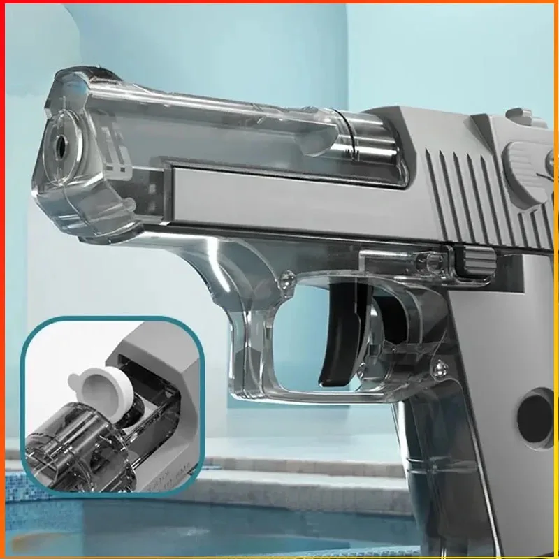 Summer Water Gun non Electric Pistol High-pressure Full Automatic Shooting Water Beach Toy Gun For kid Children Boys Girls Adult 5