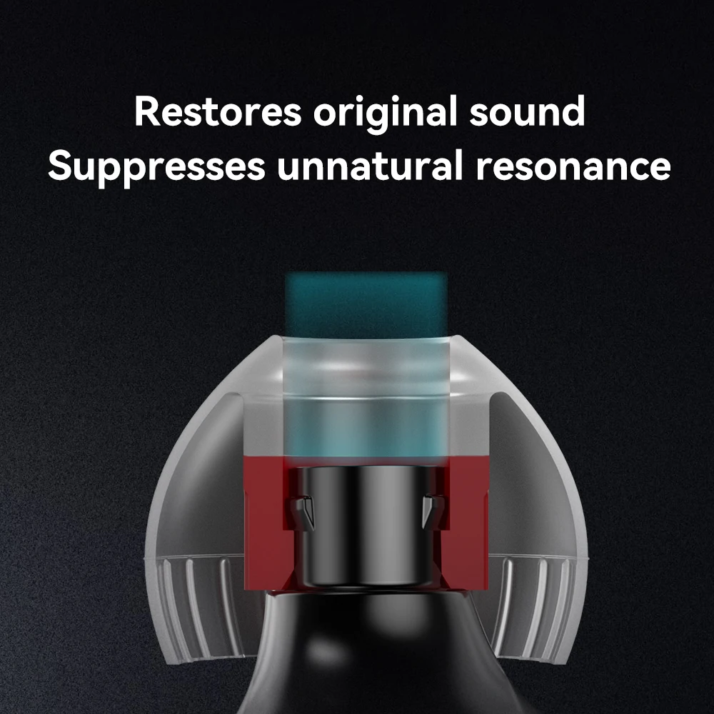 TRN T Ear-Tips  Silicone Eartips Double Support Structure Earphone 3 Pairs Headphone Headset Earbuds TRN TA3 Kirin MT4 Xuanwu — view 6