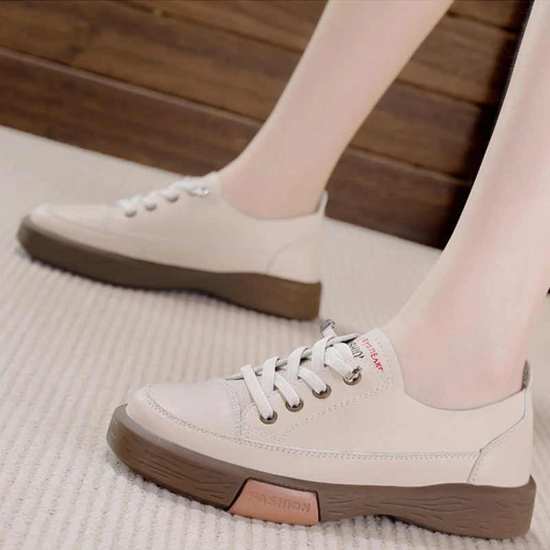 Fashion Korean Women's Low-top Flat Sneakers Non-slip