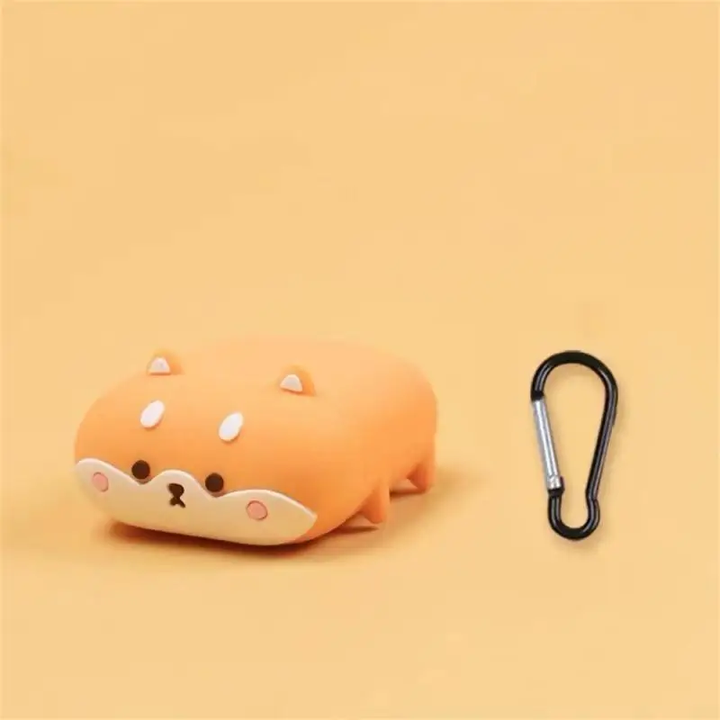 

Cartoon Case Corgi Dog For Airpods 1 2 Sleeve Silicone Earphone Bluetooth Wireless Protective Cove For AirPods Shell With Hook