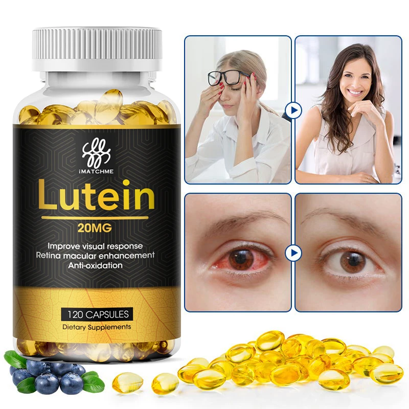 LuteinCapsulesProtectEyesPreventmyopiaandamblyopiaMacularand