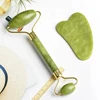 Jade Massage Set: Facial Roller + Double Head Gua Sha for Lifting and Anti-aging