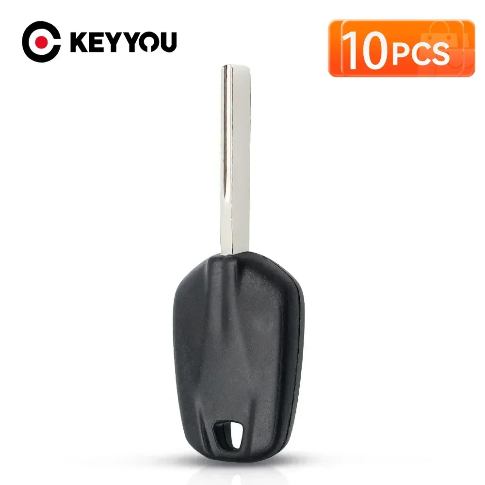 KEYYOU 10PCS HU83 Uncut Klinge Transponder Auto Schlüssel Shell Fall Fob Für Citroen Fit Peugeot 508 Keine Enthalten Chip