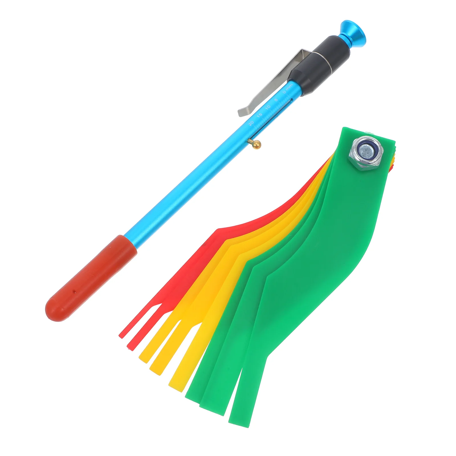 

Car Brake Pad Thickness Detection Ruler Gap Regulator Scale Pads Measurement Tool Gauge Pen Plastic Iron Metal Measuring