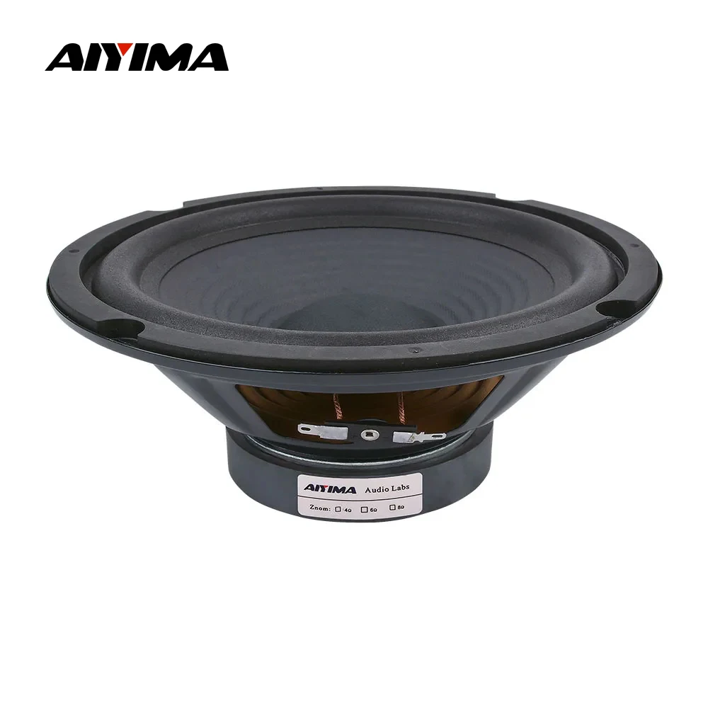 AIYIMA 8 Inch Midrange Bass Speaker 8 Ohm 200W 35 Core 100 Magnetic Audio Sound Speaker Woofer Loudspeaker Amplifier Home
