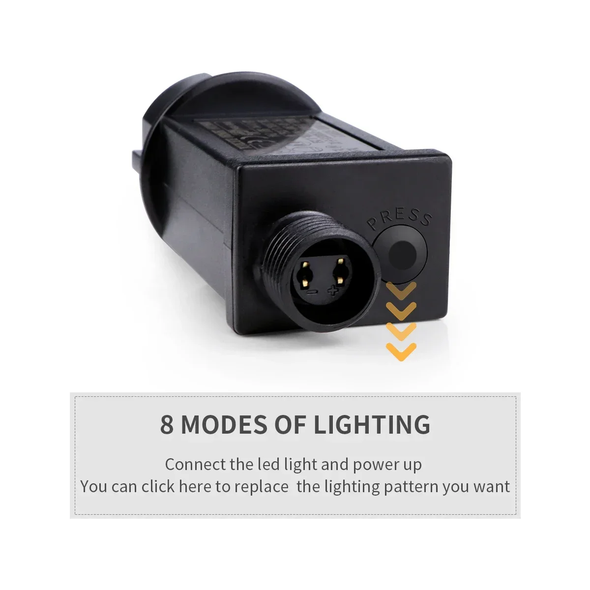 Multi-Color LED String Lights with 8 Modes for Outdoor & Holiday Decor