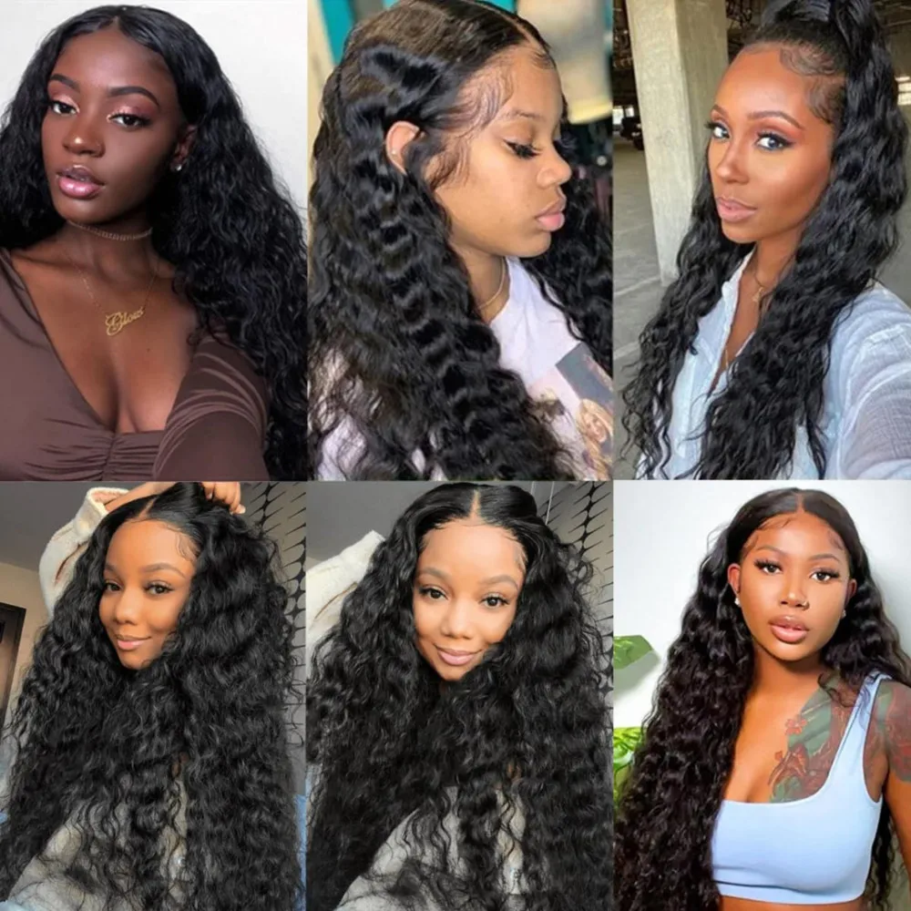 Human hair bundles with closure frontal for women