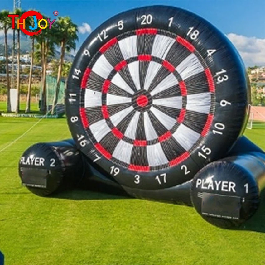Free Air Ship To Door,5m Giant Football Dart Board Carnival Game